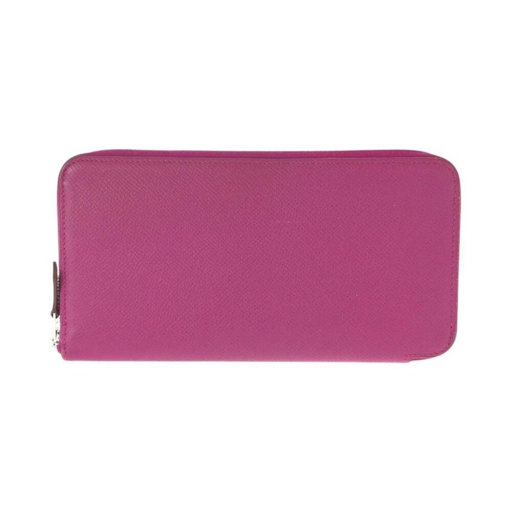 HERMES Azap Long Silk In Rose Tyrien Pink Wallet with Silver Hardware, Veau E... - Picture 2 of 10